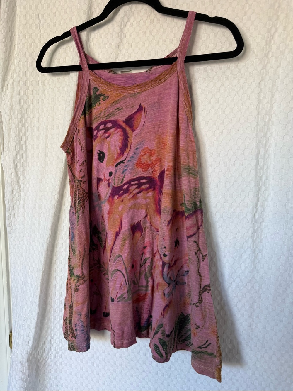 Magnolia Pearl Pink Floral Deer Dama Print Tank - Picture 3 of 9